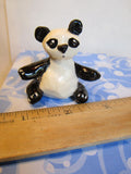 Bunny — WhimsiClay Baby Panda Figurine, Handmade by Amy Lacombe