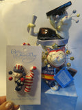 Teacher & Graduate Cat Pair — WhimsiClay Ceramic Figurines by Amy Lacombe, Gift Boxed