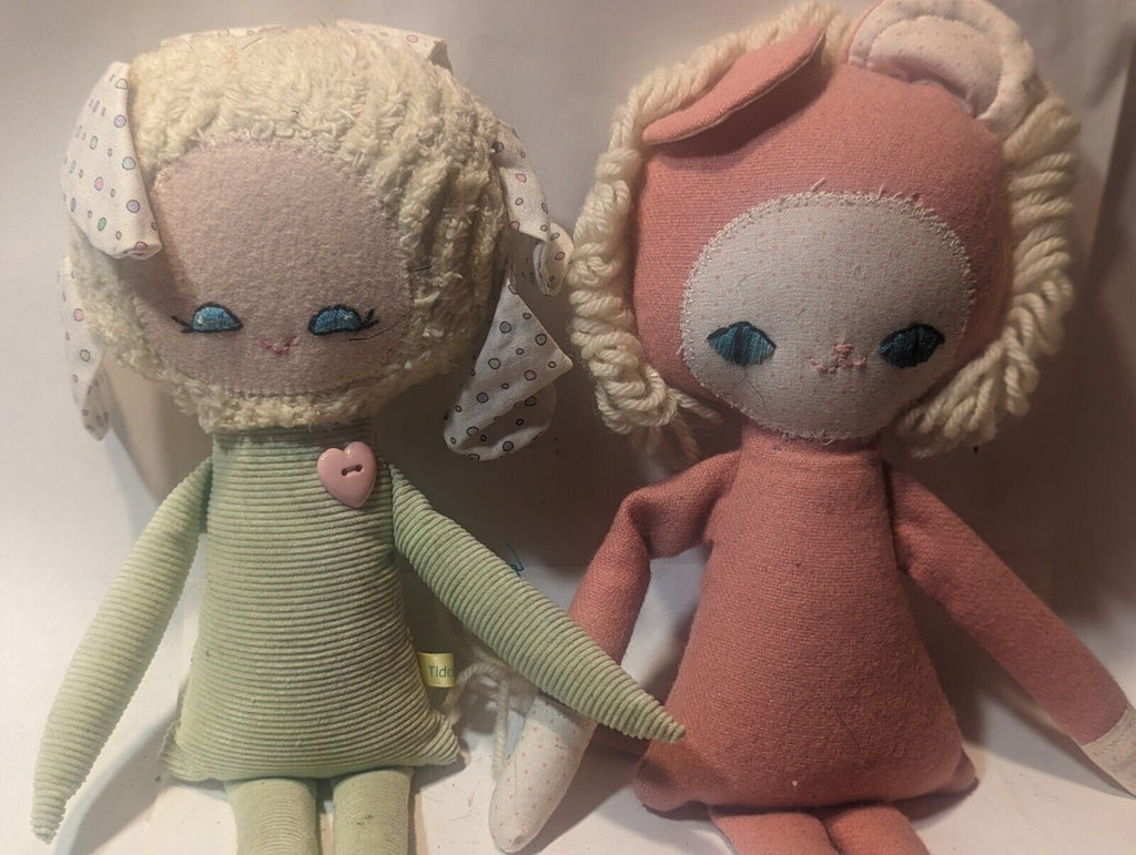 Handmade Plush Tiddlywinks Dolls with Removable Bracelet Decor