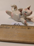 Pink Piggy Lili, WhimsiClay mini Sculpture