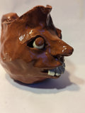 Folk Art Face Jug — WhimsiClay Handmade Ceramic Pitcher by Amy Lacombe
