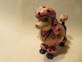 Pretty in Pink — WhimsiClay Poodle Figurine by Amy Lacombe, Gift Boxed with Pins