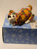 Buttons — WhimsiClay Rare Patchwork Pup Clayful Canine by Amy Lacombe, with Pug Pin