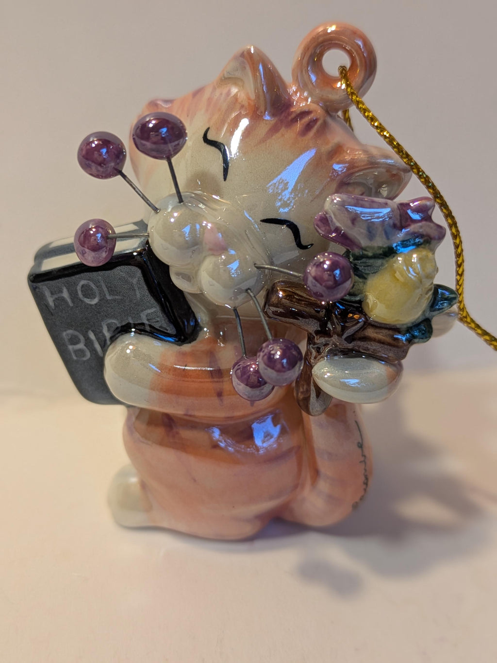 Trinity — WhimsiClay Religious Cat Ornament