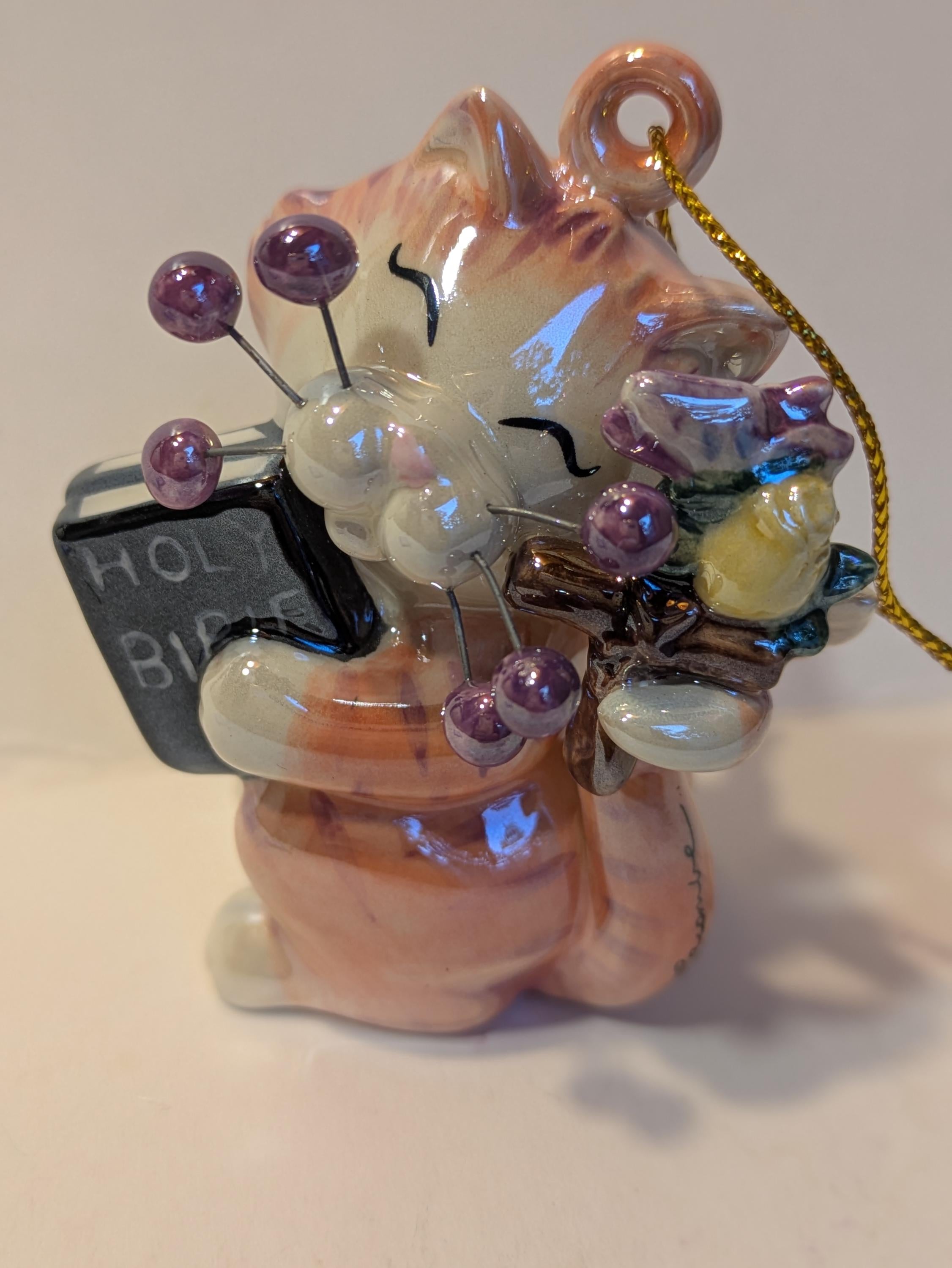 Trinity — WhimsiClay Religious Cat Ornament