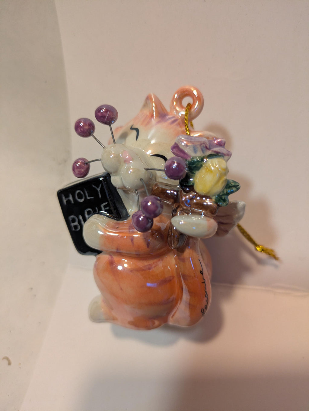 Trinity — WhimsiClay Religious Cat Ornament