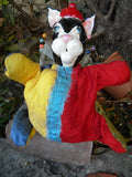 Red Beret Cat — WhimsiClay Musical Doll