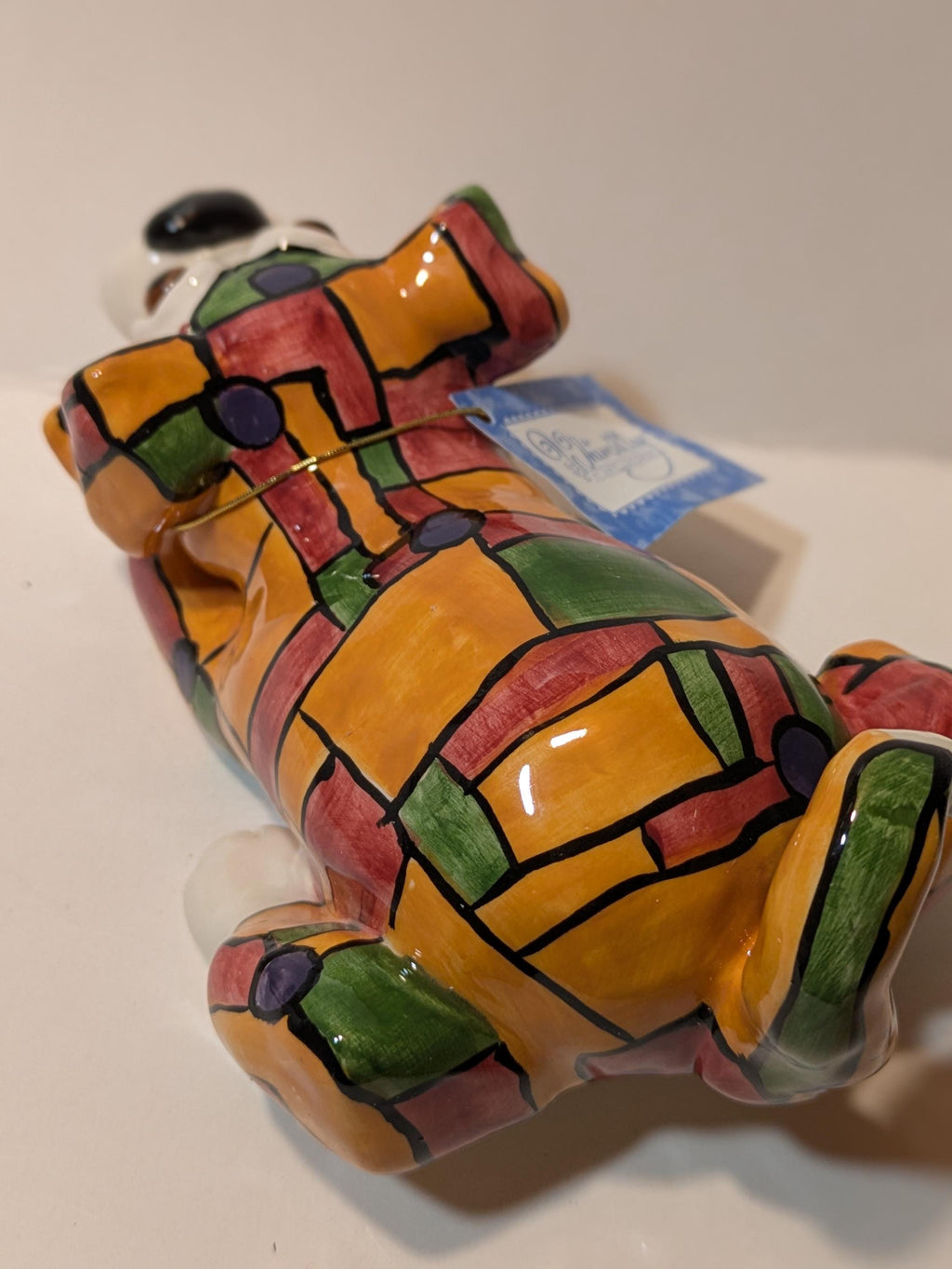 Buttons — WhimsiClay Rare Patchwork Pup Clayful Canine by Amy Lacombe, with Pug Pin