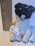 Pecan — WhimsiClay Vintage Pretty Little Pug Sculpture by Amy Lacombe