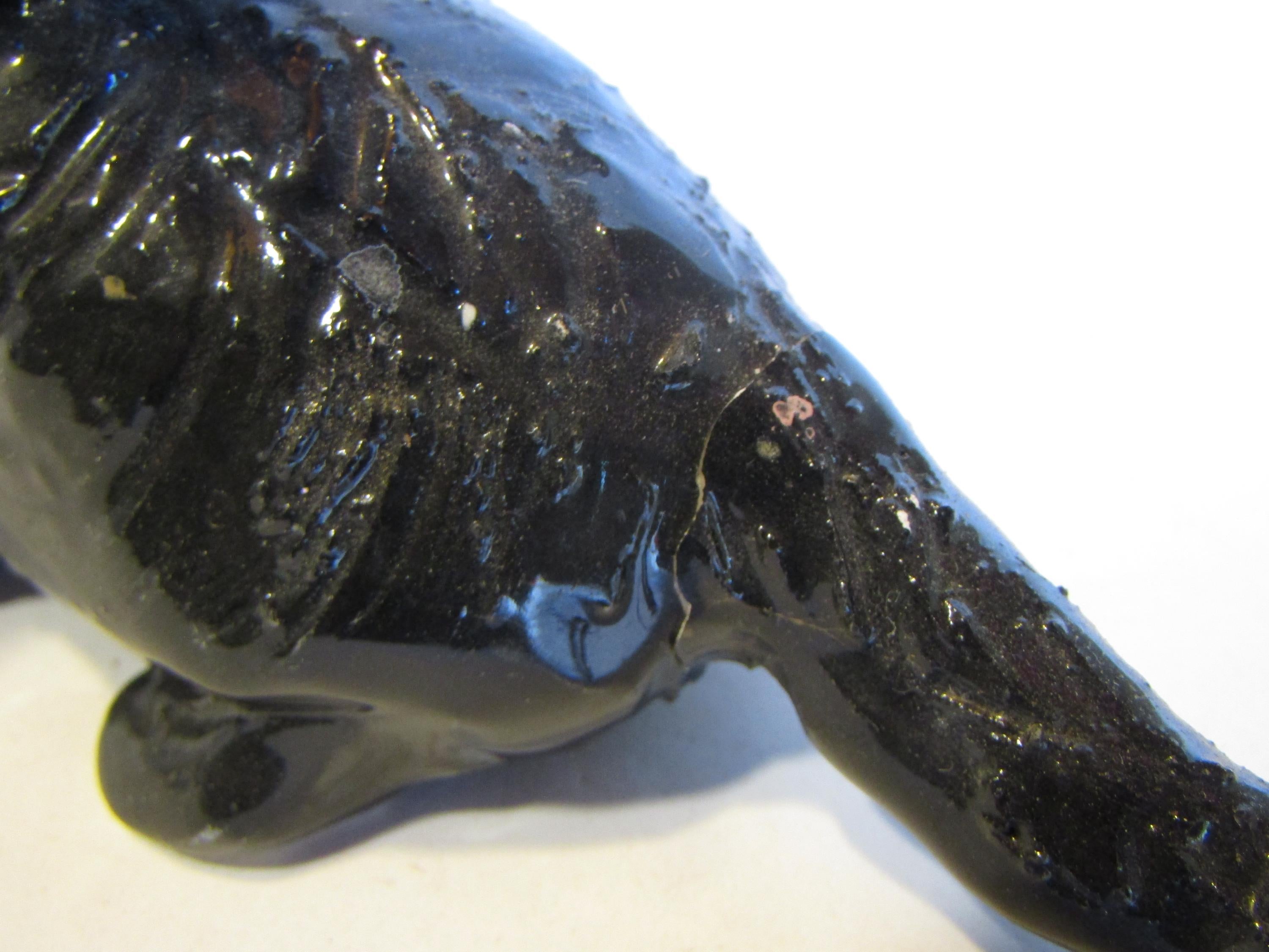Sharkey — WhimsiClay One-of-a-Kind Scottish Terrier Sculpture by Amy Lacombe