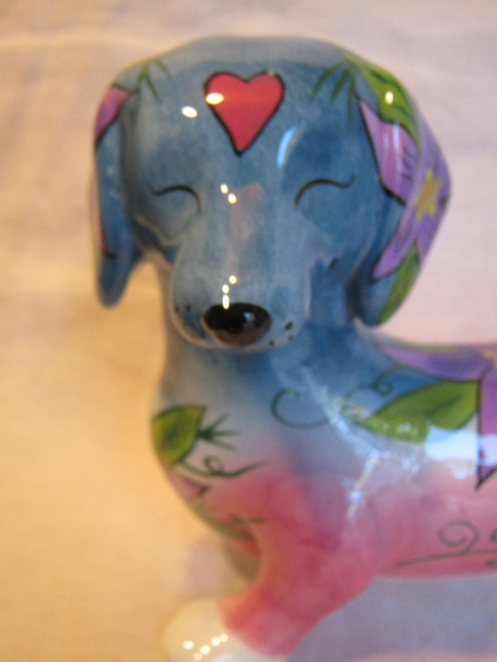 Roxie — WhimsiClay Dachshund with Two Surprise Dog Pins