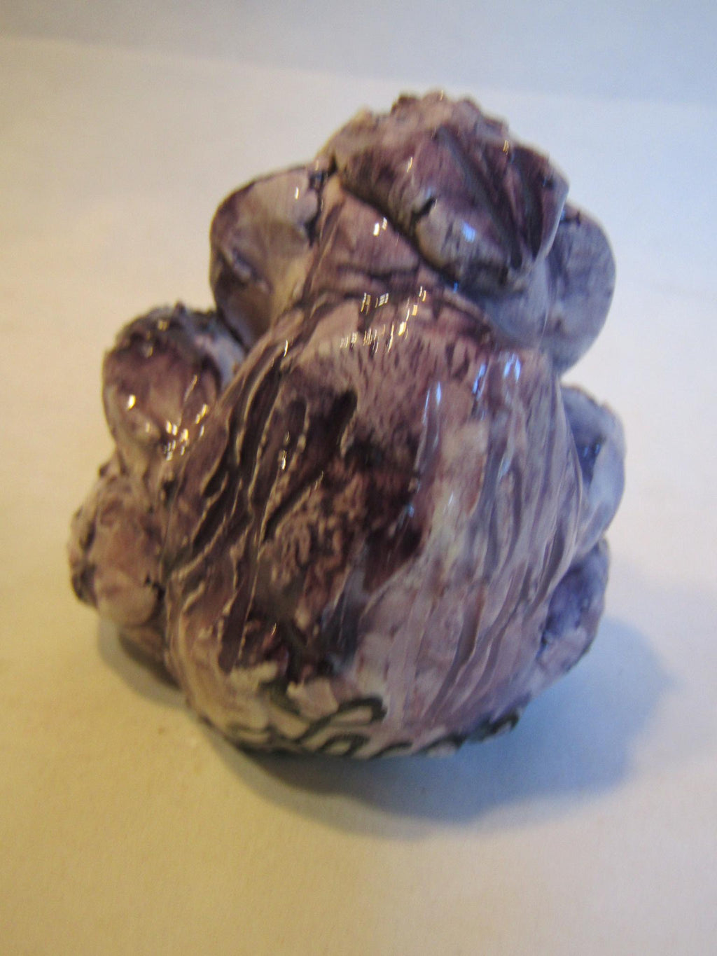 Camilla — WhimsiClay Purple Gorilla Mini Figurine by Amy Lacombe
